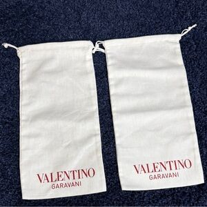 Valentino Garavani Authentic Dust Bags for‎ Sandals ,Heels, Shoes Set of 2 •NEW•